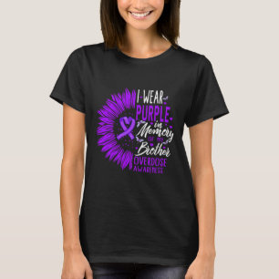 T-shirt Sensibilisation À La Surdose De Drogue En Mémoire 