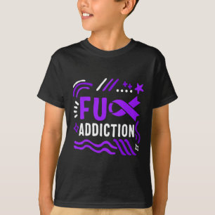 T-shirt Sensibilisation à la surdose de drogue Ruban drogu