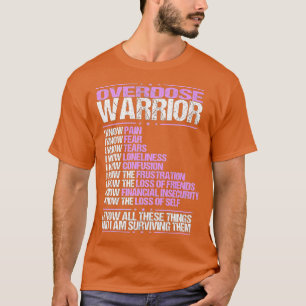 T-shirt Sensibilisation à la surdose Je connais Douleur Su