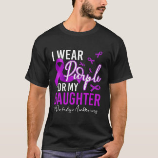 T-shirt Sensibilisation à la surdose Je porte du pourpre p