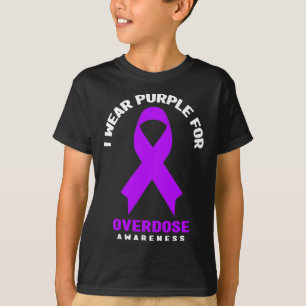 T-shirt Sensibilisation À La Toxicomanie - Je Porte Du Vio