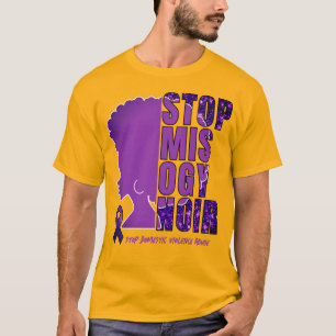T-shirt Sensibilisation à la violence domestique ARRÊTER M