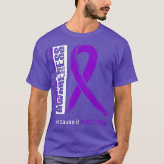T-shirt Sensibilisation À La Violence Domestique Parce Qu'