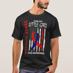 T-shirt Sensibilisation à l'ADC Fille Petite Fille Maladie