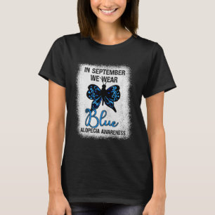 T-shirt Sensibilisation À L'Alopécie En Septembre Nous Por
