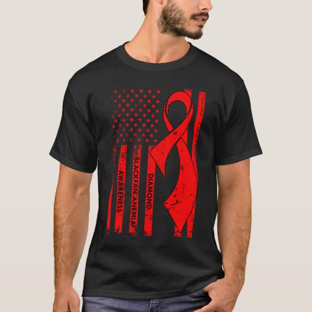 T-shirt Sensibilisation à l'anémie du Diamant Blackfan (Devant)