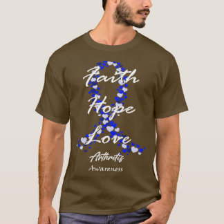 T-shirt Sensibilisation à l'arthrite Foi Espoir Amour Espo