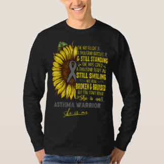 T-shirt Sensibilisation À L'Asthme C'Est Un Guerrier De L'
