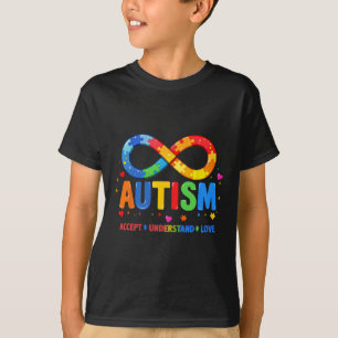 T-shirt Sensibilisation à l'autisme Accepter Comprendre Am