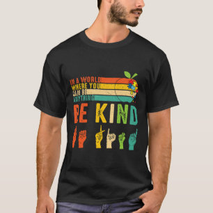 T-shirt Sensibilisation à l'autisme Asl Mains Signe Maman