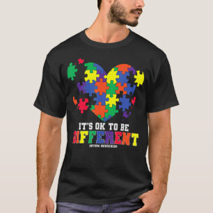 T-shirt Sensibilisation à l'autisme C'est Ok Pour Être Di