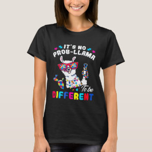 T-shirt Sensibilisation à l'autisme C'est pas un prob l'al