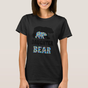 T-shirt Sensibilisation à l'autisme de Daughter Bear
