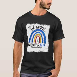 T-shirt Sensibilisation à l'autisme En avril, nous portons