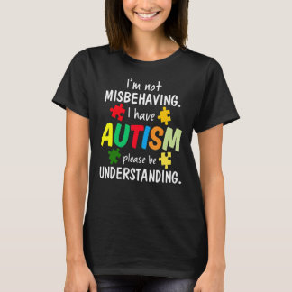 T-shirt Sensibilisation à l'autisme Enfants Je ne me compo