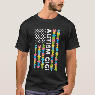 T-shirt Sensibilisation à l'autisme Gigi Je suis une grand