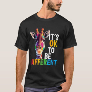 T-shirt Sensibilisation à l'autisme Girafe Animal Mignon C