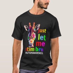 T-shirt Sensibilisation à l'autisme Girafe Animal Mignon L