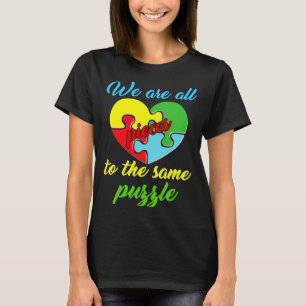 T-shirt Sensibilisation à l'autisme Nous sommes tous des p