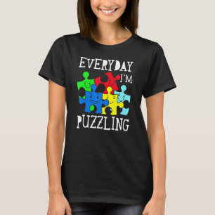 T-shirt Sensibilisation à l'autisme que je trouve énigmati