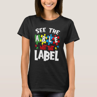 T-shirt Sensibilisation à l'autisme  Voyez la capacité et 