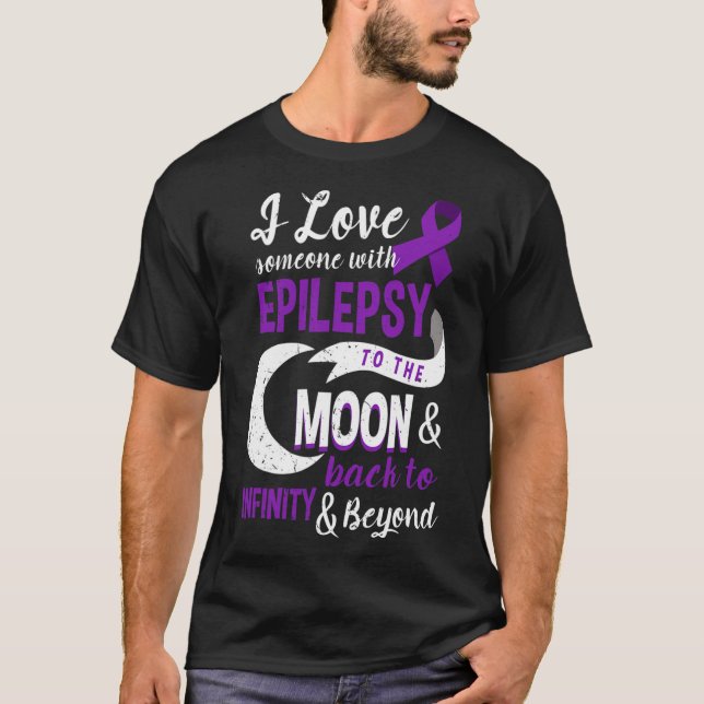 T-shirt Sensibilisation à l'épilepsie - Amour Fils Maman P (Devant)