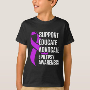 T-shirt Sensibilisation à l'épilepsie Éduquer Guerrier Épi