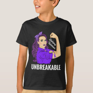 T-shirt Sensibilisation à l'épilepsie Épileptique Purple R