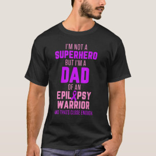 T-shirt Sensibilisation à l'épilepsie Papa Héros Epileptiq