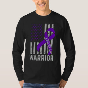 T-shirt Sensibilisation à l'épilepsie Survivant du guerrie
