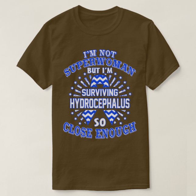 T-shirt Sensibilisation À L'Hydrocéphalie Je Ne Suis Pas S (Design devant)
