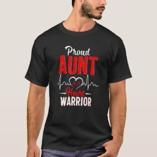 T-shirt Sensibilisation À L'IDH Fier Tante D'Un Guerrier D