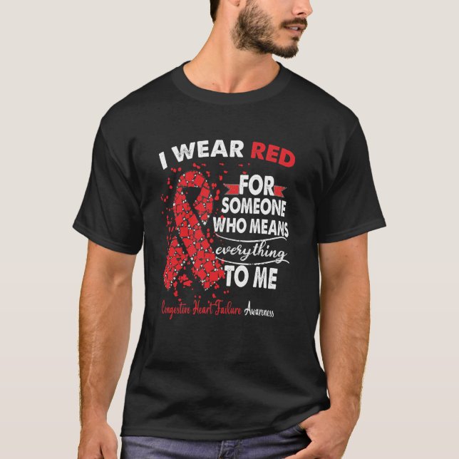 T-shirt Sensibilisation à l'insuffisance cardiaque congest (Devant)