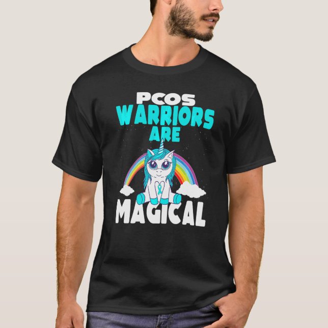 T-shirt Sensibilisation À L'Ovr Syndrome Ovaire Les Guerri (Devant)