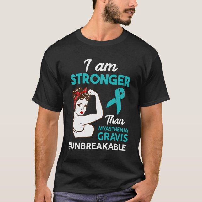 T-shirt Sensibilisation à Myasthenia Gravis (Devant)