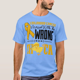 T-shirt Sensibilisation Au Cancer Chez L'Enfance Messagée 
