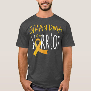 T-shirt Sensibilisation au cancer chez l'enfant Grand-mère