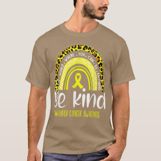 T-shirt Sensibilisation au cancer chez l'enfant Leopard ar