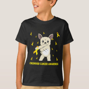 T-shirt Sensibilisation au cancer chez l'Enfant par Chien-