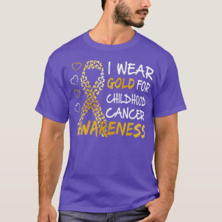 T-shirt Sensibilisation au cancer chez l'enfant Portez de 