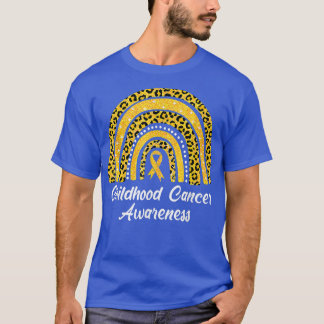 T-shirt Sensibilisation au cancer chez les enfants Ruban l