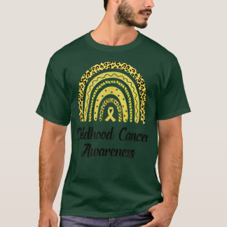 T-shirt Sensibilisation au cancer chez les enfants Ruban l