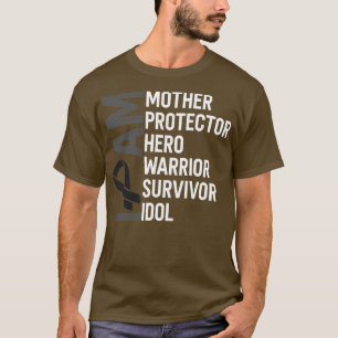 T-shirt Sensibilisation au cancer de la peau Je suis Mère 