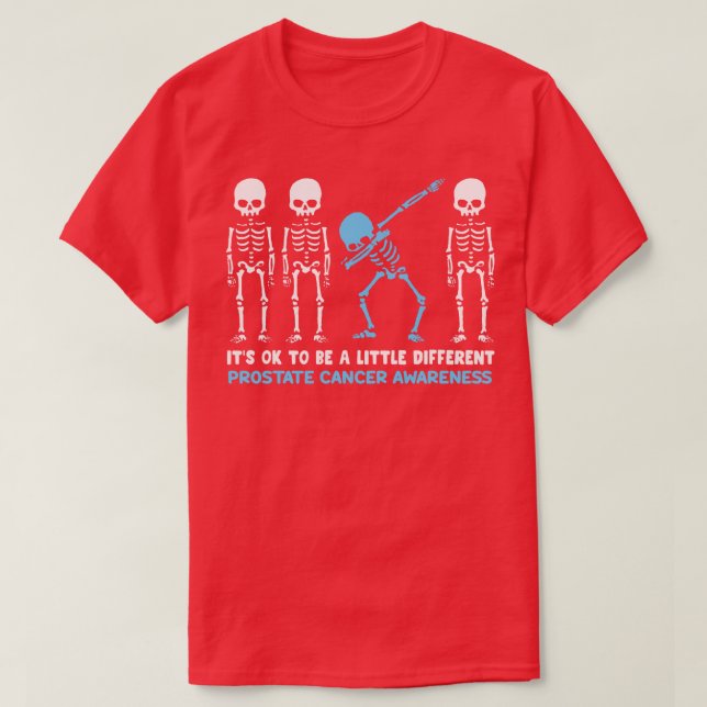 T-shirt Sensibilisation Au Cancer De La Prostate Il Est Ok (Design devant)