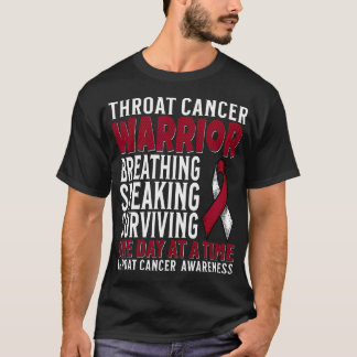 T-shirt Sensibilisation au cancer de la tête et du cou et 