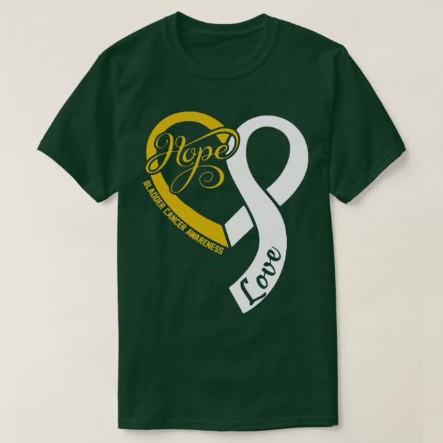 T-shirt Sensibilisation au cancer de la vessie Les gens ai (Design devant)