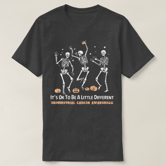 T-shirt Sensibilisation Au Cancer De L'Endomère Il Est Ok  (Design devant)