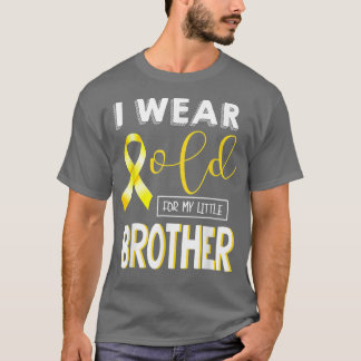 T-shirt Sensibilisation au cancer de l'enfance Je porte de