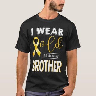 T-shirt Sensibilisation au cancer de l'enfance Je porte po