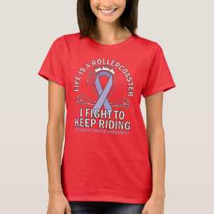 T-shirt Sensibilisation au cancer de l'estomac périwinkle